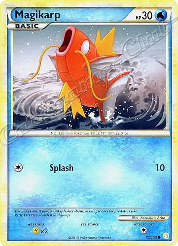 072 / 123 Magikarp comune (EN) -NEAR MINT-
