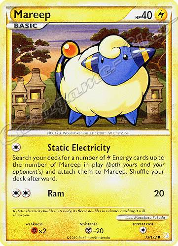 073 / 123 Mareep comune (EN) -NEAR MINT-