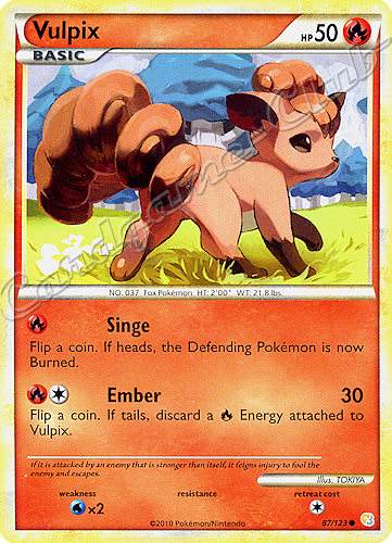 087 / 123 Vulpix comune (EN) -NEAR MINT-