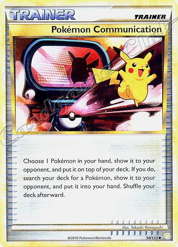 098 / 123 Pokemon Communication non comune (EN) -NEAR MINT-