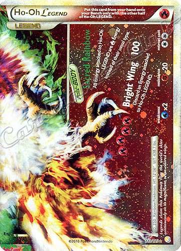112 / 123 Ho-Oh Legend rara foil (EN) -NEAR MINT-