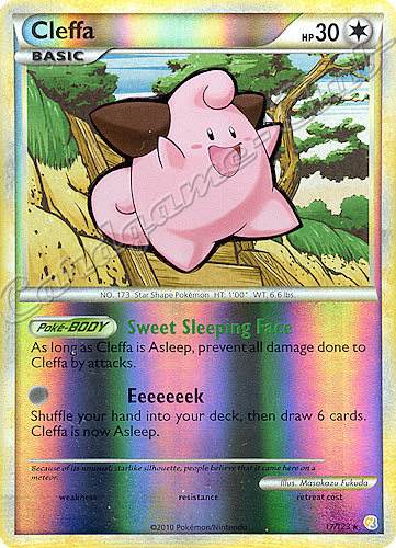 017 / 123 Cleffa rara foil reverse (EN) -NEAR MINT-
