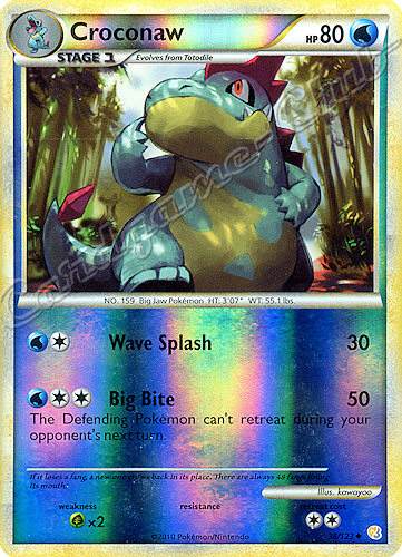 038 / 123 Croconaw non comune foil reverse (EN) -NEAR MINT-