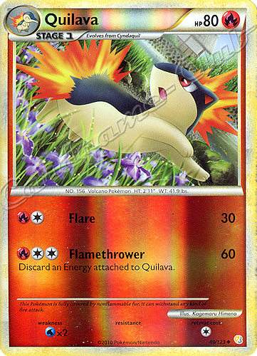 049 / 123 Quilava non comune foil reverse (EN) -NEAR MINT-