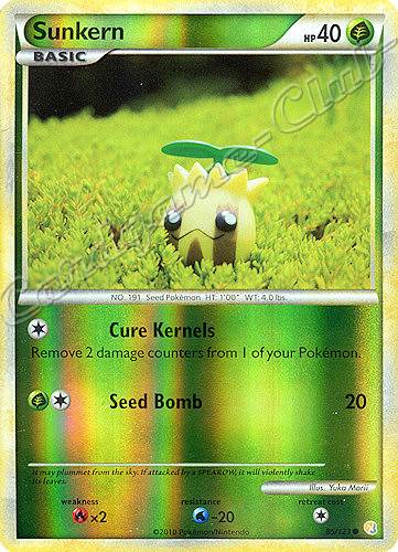 085 / 123 Sunkern comune foil reverse (EN) -NEAR MINT-