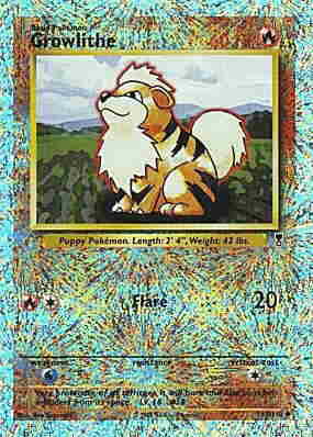 045 / 110 Growlithe non comune foil reverse (EN) -NEAR MINT-