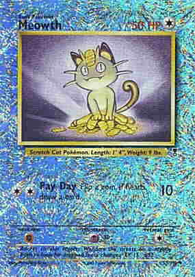 053 / 110 Meowth non comune foil reverse (EN) -NEAR MINT-