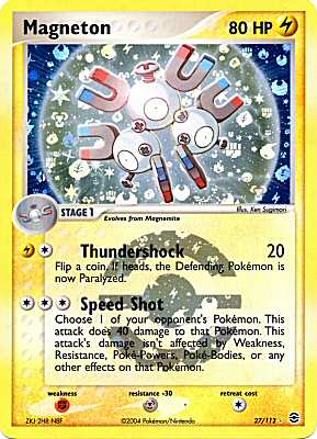027 / 112 Magneton rara foil speciale (EN)  -PLAYED-
