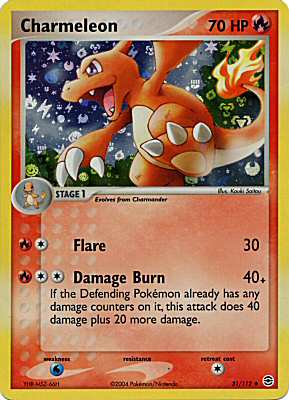 031 / 112 Charmeleon non comune foil speciale (EN) -NEAR MINT-