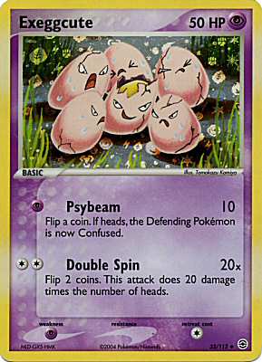 033 / 112 Exeggcute non comune foil speciale (EN)  -GOOD-