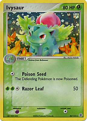 035 / 112 Ivysaur non comune foil speciale (EN) -NEAR MINT-