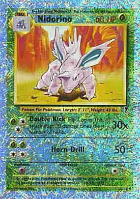 056 / 110 Nidorino non comune foil reverse (EN) -NEAR MINT-