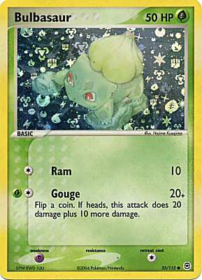 055 / 112 Bulbasaur comune foil speciale (EN) -NEAR MINT-