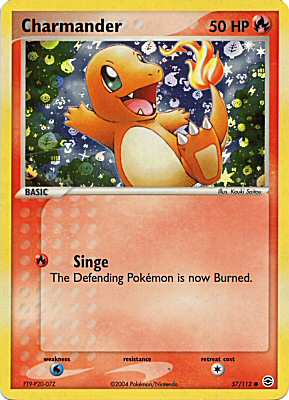 057 / 112 Charmander comune foil speciale (EN) -NEAR MINT-