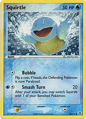 083 / 112 Squirtle comune foil speciale (EN) -NEAR MINT-