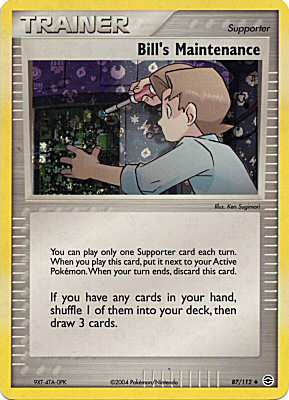087 / 112 Bill's Maintenance non comune foil speciale (EN) -NEAR MINT-
