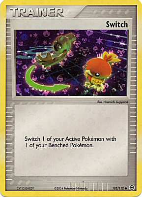 102 / 112 Switch comune foil speciale (EN) -NEAR MINT-