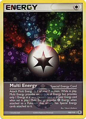 103 / 112 Multi Energy rara foil speciale (EN) -NEAR MINT-