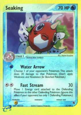 021 / 109 Seaking rara foil reverse (EN) -NEAR MINT-