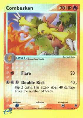 027 / 109 Combusken G-10 non comune foil reverse (EN) -NEAR MINT-