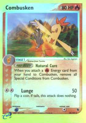 028 / 109 Combusken G-11 non comune foil reverse (EN) -NEAR MINT-