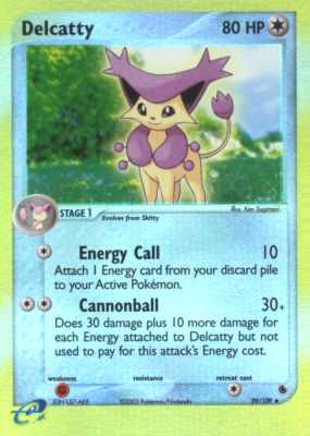 029 / 109 Delcatty non comune foil reverse (EN) -NEAR MINT-