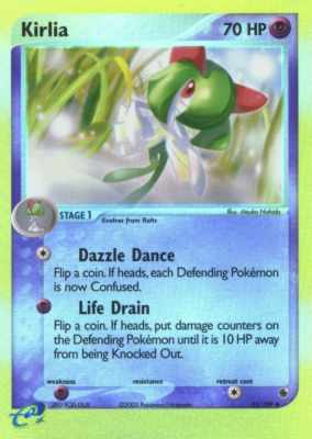 035 / 109 Kirlia H-28 non comune foil reverse (EN) -NEAR MINT-