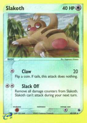 045 / 109 Slakoth non comune foil reverse (EN) -NEAR MINT-