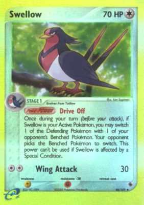 046 / 109 Swellow non comune foil reverse (EN) -NEAR MINT-