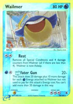 048 / 109 Wailmer non comune foil reverse (EN) -NEAR MINT-