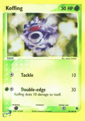 054 / 109 Koffing comune foil reverse (EN) -NEAR MINT-