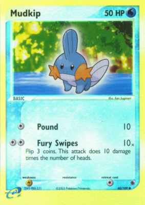 060 / 109 Mudkip G-15 comune foil reverse (EN) -NEAR MINT-
