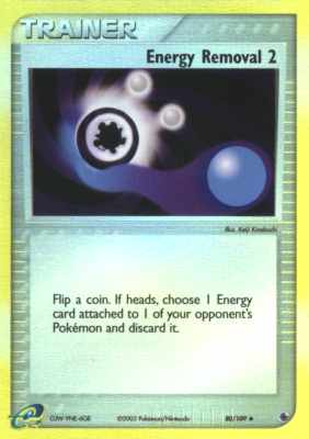 080 / 109 Energy Removal 2 non comune foil reverse (EN) -NEAR MINT-