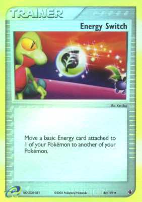 082 / 109 Energy Switch non comune foil reverse (EN) -NEAR MINT-