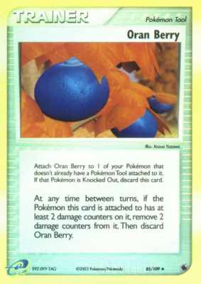 085 / 109 Oran Berry non comune foil reverse (EN) -NEAR MINT-