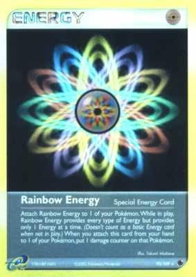095 / 109 Rainbow Energy rara foil reverse (EN) -NEAR MINT-