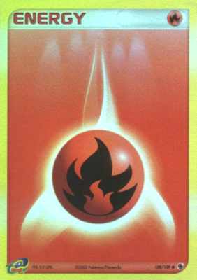 108 / 109 Fire Energy comune foil reverse (EN) -NEAR MINT-