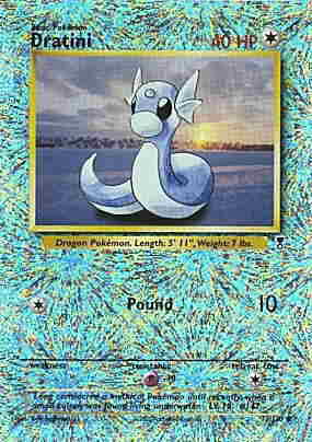 072 / 110 Dratini comune foil reverse (EN) -NEAR MINT-