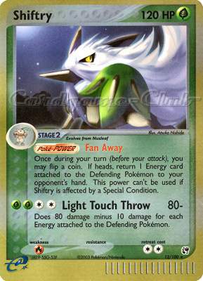 012 / 100 Shiftry rara foil reverse (EN) -NEAR MINT-