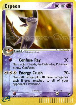 016 / 100 Espeon rara foil reverse (EN) -NEAR MINT-