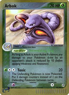 029 / 100 Arbok non comune foil reverse (EN) -NEAR MINT-