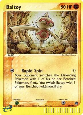 032 / 100 Baltoy non comune foil reverse (EN) -NEAR MINT-