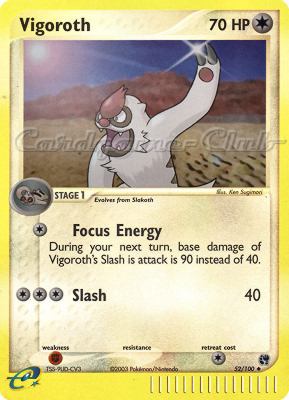 052 / 100 Vigoroth non comune foil reverse (EN) -NEAR MINT-