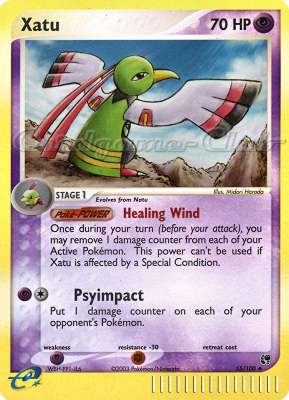 055 / 100 Xatu non comune foil reverse (EN)  -GOOD-