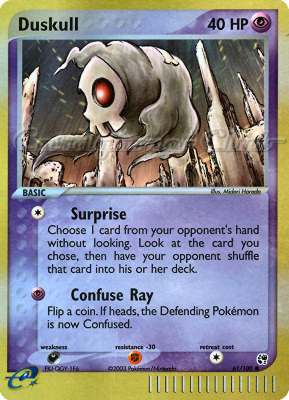 061 / 100 Duskull I-19 comune foil reverse (EN) -NEAR MINT-