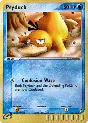 073 / 100 Psyduck comune foil reverse (EN) -NEAR MINT-