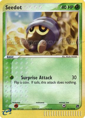 076 / 100 Seedot I-02 comune foil reverse (EN) -NEAR MINT-