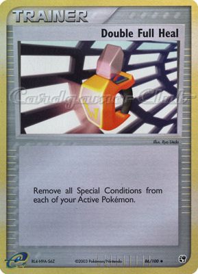 086 / 100 Double Full Heal non comune foil reverse (EN) -NEAR MINT-