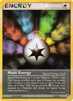 093 / 100 Multi Energy rara foil reverse (EN) -NEAR MINT-