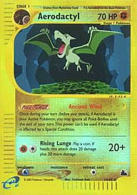 001 / 144 Aerodactyl rara foil reverse (EN)  -GOOD-